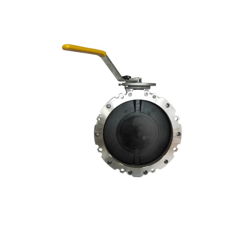 Powder butterfly valve