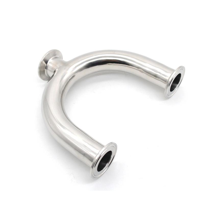 Food grade tri clamp U tee inside and outside polishing