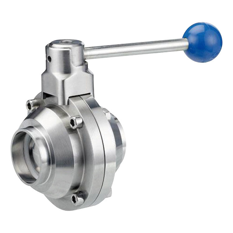 Supply sanitary ball valve food butterfly ball valve welding butterfly ball valve