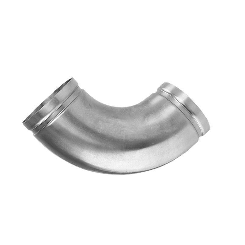 Stainless steel groove 90 degree elbow sanitary thin wall equal diameter pipe fittings