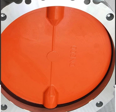 Pneumatic dust butterfly valve double flange wear