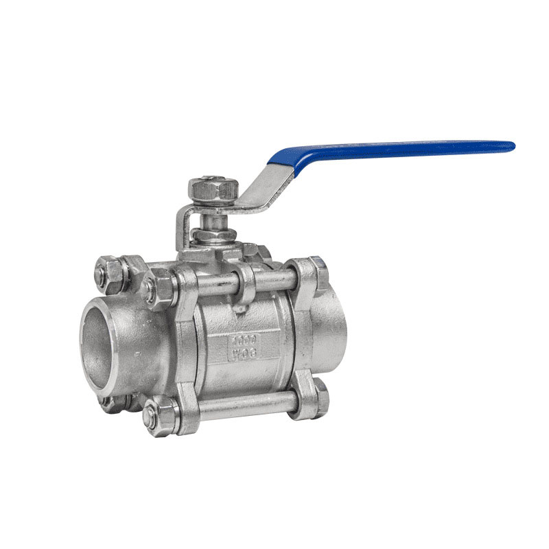 3pc ball valve stainless steel butt welding ball valve