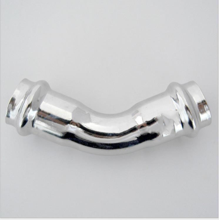 Clamped 45 degrees stainless steel elbow thin wall pipe elbow