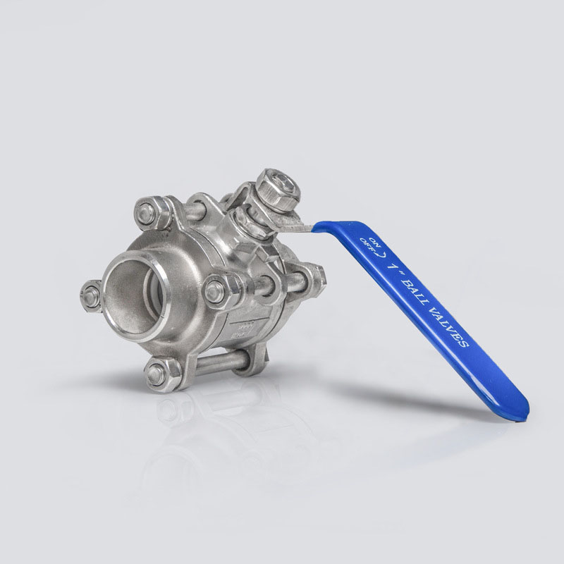 3pc ball valve stainless steel butt welding ball valve