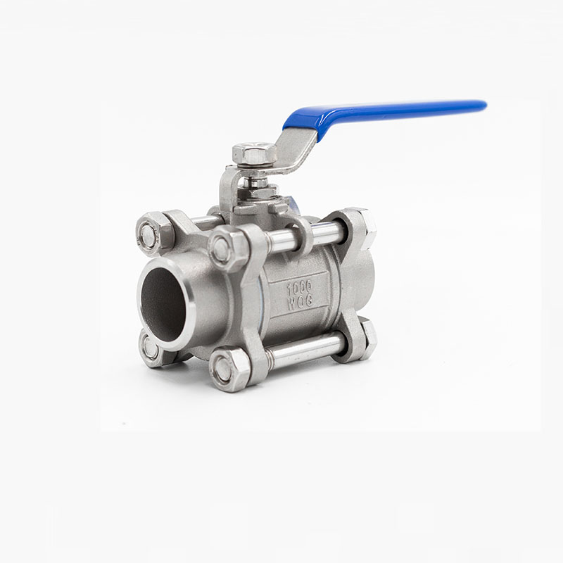 3pc ball valve stainless steel butt welding ball valve