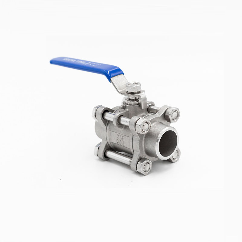 3pc ball valve stainless steel butt welding ball valve